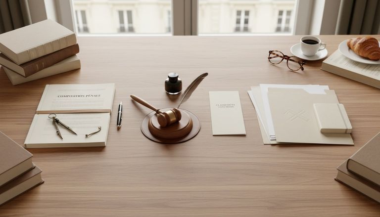 Composition pénale vs classement sans suite